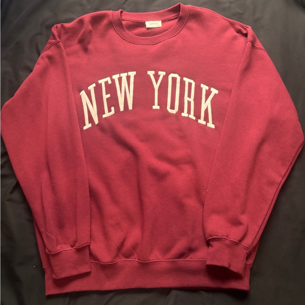 Vintage Reflex New York Red Crewneck Sweater